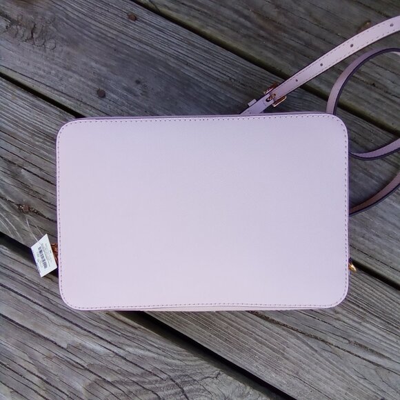 Michael Kors NWT Blush Pink Jet Set Crossbody $378 - Picture 4 of 7